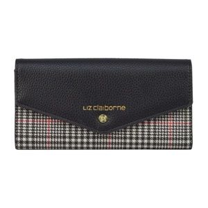 NWT Womens Liz Claiborne Envelope Clutch Wallet